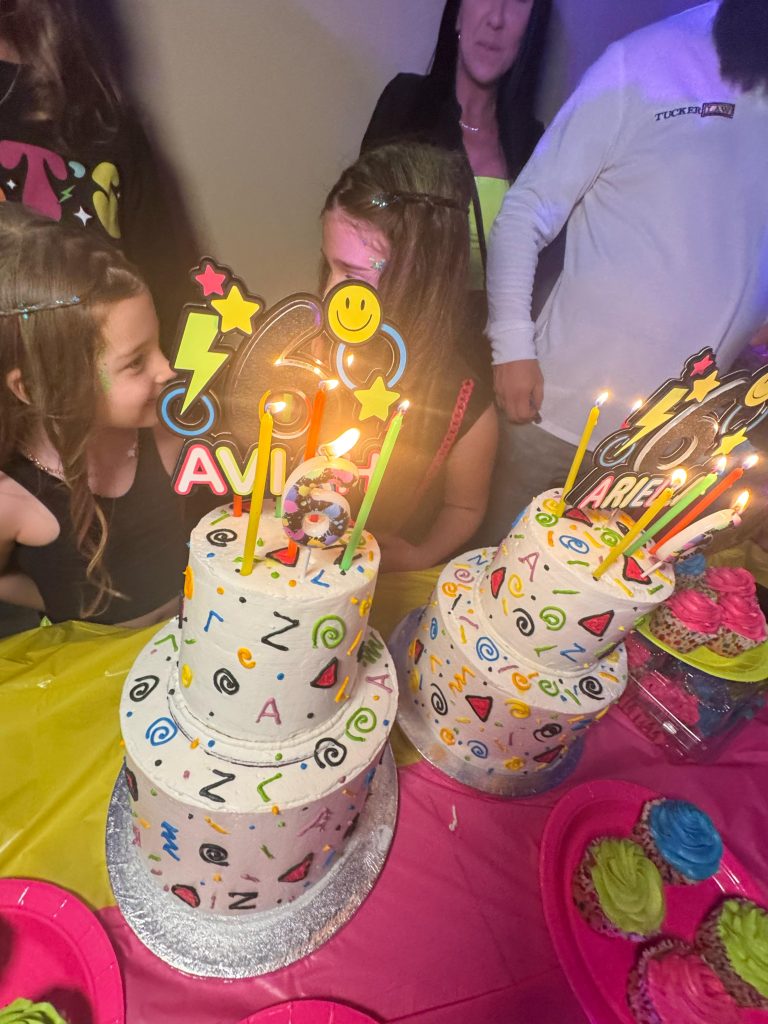 Birthday cake and candles