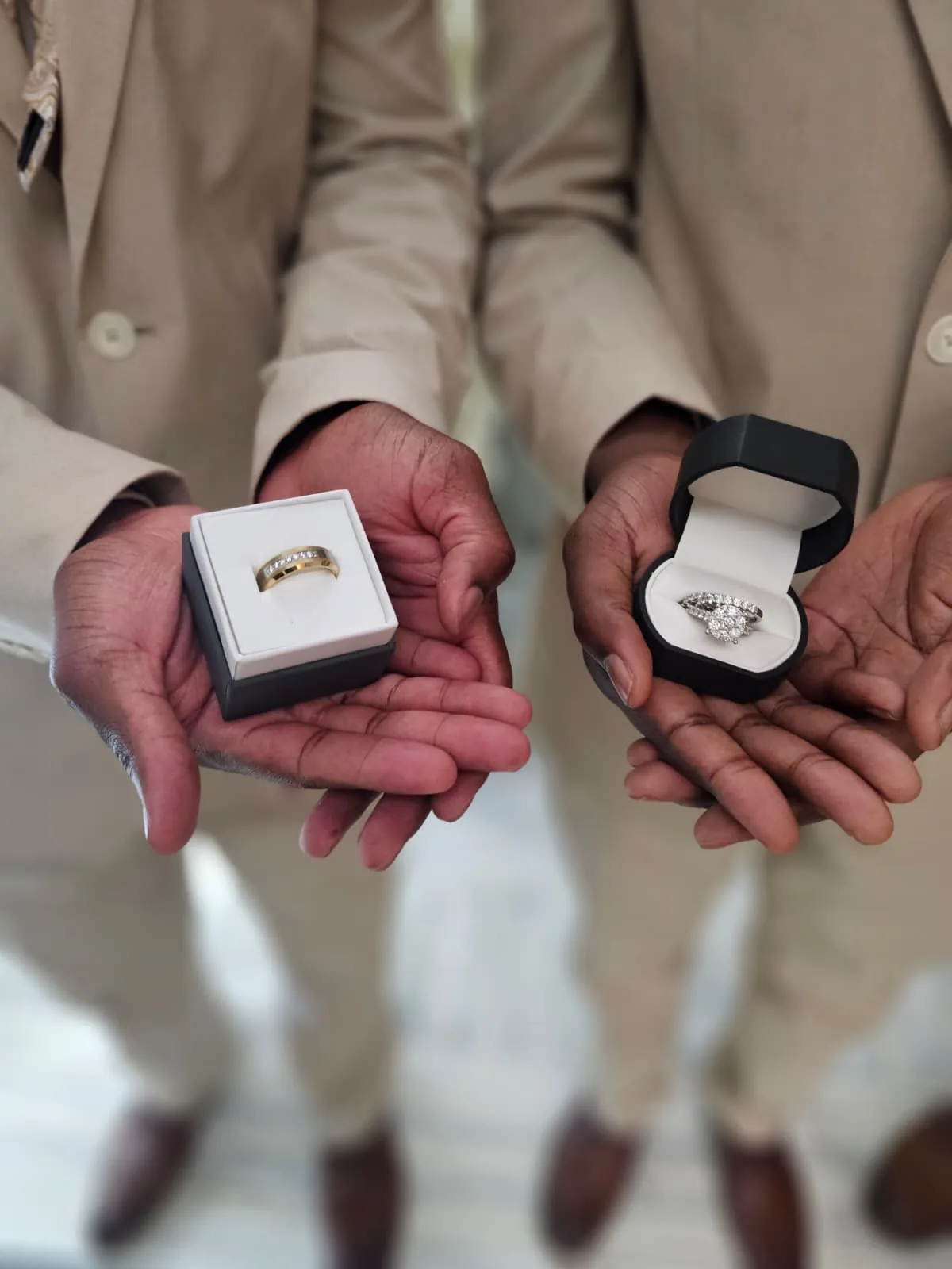 The rings, up close