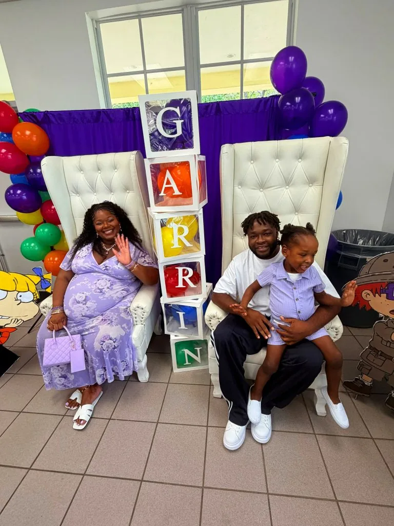 Name blocks and balloons