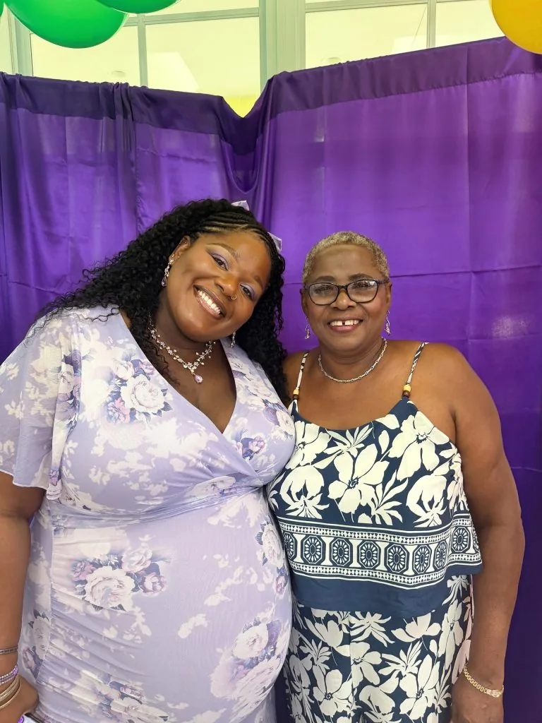 The mum to be
