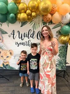 The mum to be, and her boys