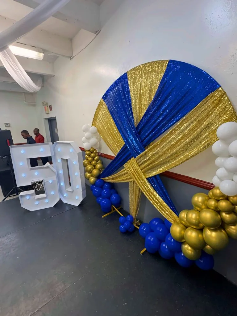 A backdrop built for photos