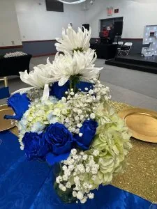 Flowers on every table