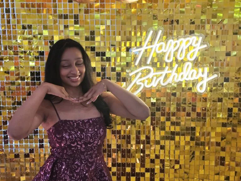 The birthday girl