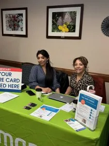 Staff and attendees