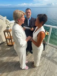 Vows, over the water